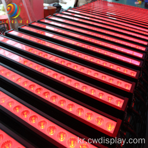 방수 18pcs RGBW 4in1 LED 벽 세탁기 광